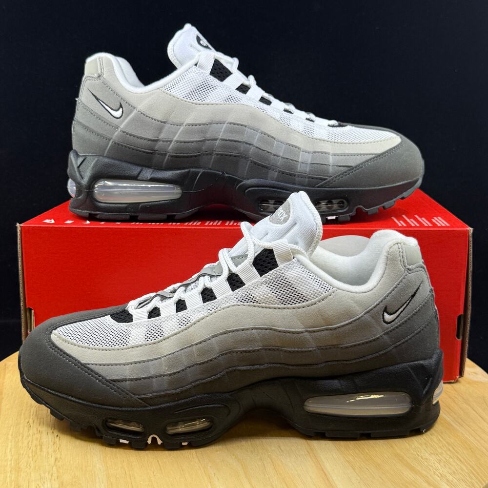 NEW Nike Air Max 95 Big Bubble Men's Size 8 Black/White-Medium ASH HM4740 007